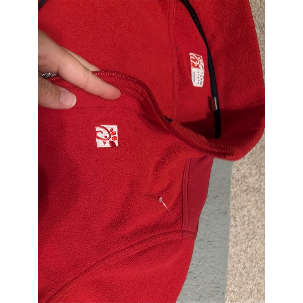 Mens XL Chic-fil- A Fleece Full Zip Jacket - Picture 3 of 4